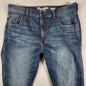 Wrangler Retro Relaxed Boot Jeans Mens 34x31 Blue Stretch Denim Tag 34x32